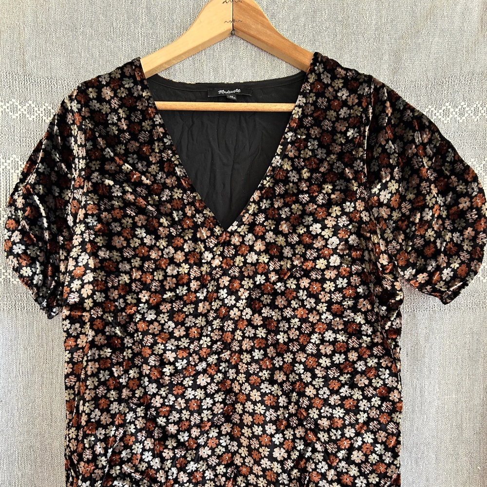 Madewell Velvet Top